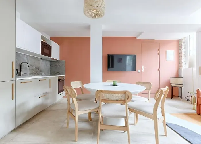 Apartmán Mykeypers - Chic & Elegant Flat 2br/6p- Republique