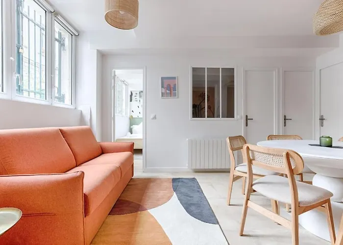 Mykeypers - Chic & Elegant Flat 2br/6p- Republique Apartmán